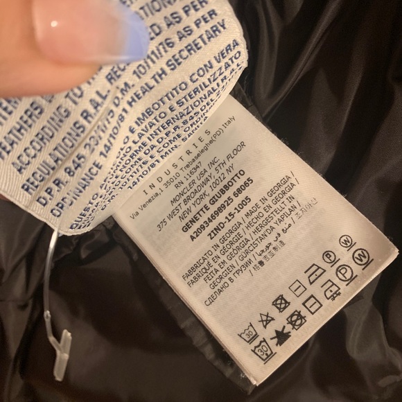 Moncler Genette belter puffer with fur hood - Picture 12 of 16